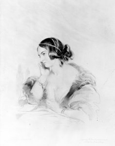 Caroline Norton, graviert von Frederick Christian Lewis, 1838 von Edwin Landseer