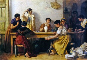 Eine Töpferei in Sevilla