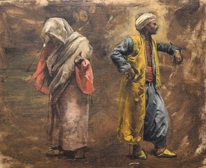 Studie von zwei Figuren, ca. 1878