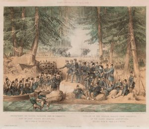 Landung der französischen Truppen in der Nähe von Bomarsund auf den Åland-Inseln, 8. August 1854