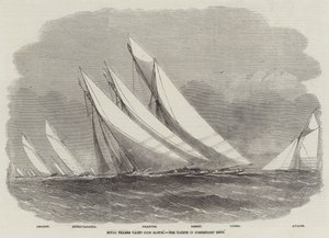 Royal Thames Yacht Club Match, die Yachten in Northfleet Hope