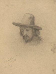 Edward Winslow, Skizze für die Unterzeichnung des Vertrags in der Kabine der Mayflower