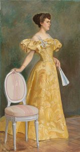 Baronin Elvira Sofia Wilhelmina Standertskjöld von Eero Järnefelt