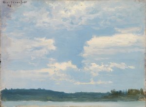 Seelandschaft, bewölkter Himmel von Eero Järnefelt