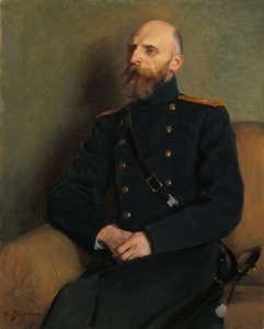 Porträt von Oberst R. Schulman von Eero Järnefelt