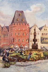 Der Rhein: Das Rote Haus, Trier von Effie Jardine