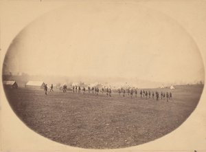 [Bajonettübung], ca. 1863