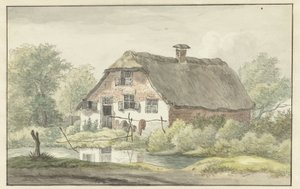 Bauernhof mit Strohdach