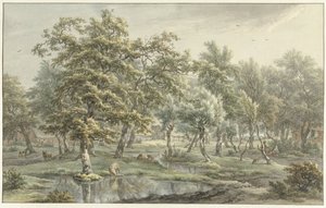 Landschaft in Eext (Provinz Drenthe) von Egbert van Drielst