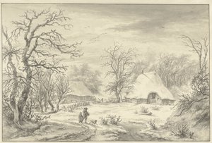 Winterlandschaft von Egbert van Drielst