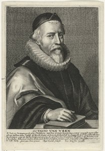 Porträt von Otto van Veen von Egidius Rucholle