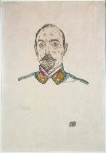 Österreichischer Offizier von Egon Schiele