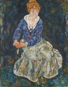 Bildnis der Frau des Künstlers, Edith Schiele von Egon Schiele