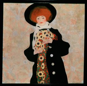 Bildnis einer Frau mit schwarzem Hut von Egon Schiele