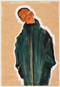 Junge im grünen Mantel, 1910