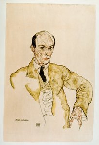 Komponist Arnold Schoenberg von Egon Schiele