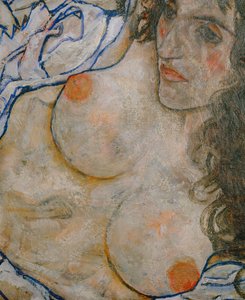 Liegende Frau von Egon Schiele
