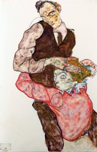 Liebende von Egon Schiele