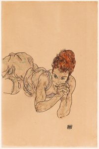 Liegende Frau, 1917