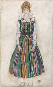 Porträt von Edith Schiele, der Frau des Künstlers von Egon Schiele