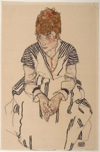 Porträt der Schwägerin des Künstlers, Adele Harms, 1917