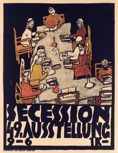 Plakat zur Secession 49 Ausstellung