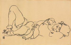 Liegende Frau