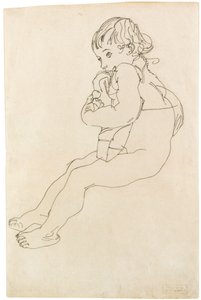 Sitzendes Kind, 1916