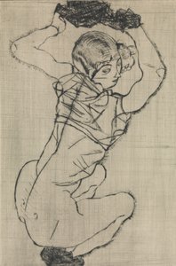 Hockende Frau, 1914