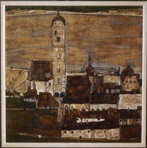Stadt Stein II von Egon Schiele