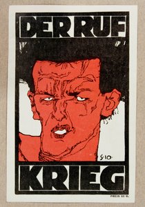 Umschlag (unter Verwendung eines Selbstbildnisses) von Egon Schiele