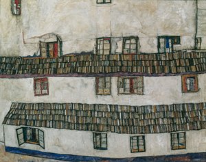 Fensterfassade eines Hauses