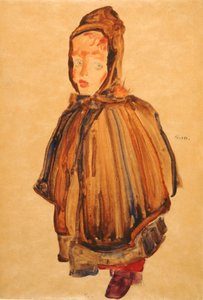 Frau mit Haube