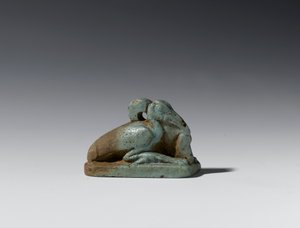 Kleine Figur eines Ibis, Spätzeit bis Ptolemäische Zeit, 664-30 v. Chr. von Egyptian