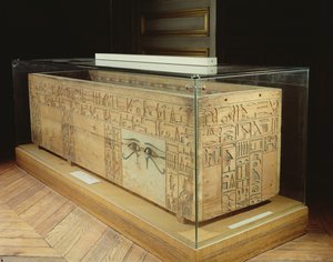 Sarkophag von Nakhti, Kanzler während der Herrschaft von Sesostris I aus Assiut, Mittleres Reich