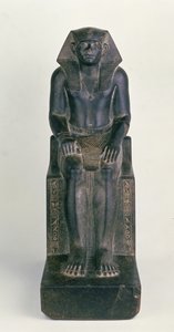 Sitzende Statue von Sesostris III, aus Hierakonpolis, Mittleres Reich