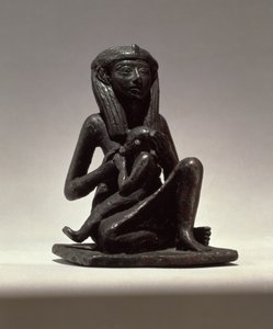Prinzessin stillt ein Kind, möglicherweise aus Edfu, Zweite Zwischenzeit