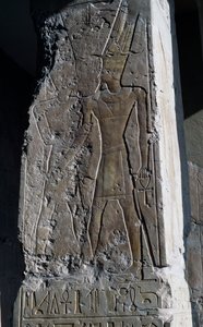 Basrelief, Totentempel der Königin Hatschepsut, Djeser-Djeseru, Deir el-Bahri, Luxor, Theben (UNESCO-Weltkulturerbe)