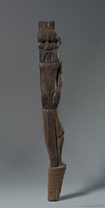 Stuhl- oder Bettbein mit dem Gott Bes, 1540-1296 v. Chr.