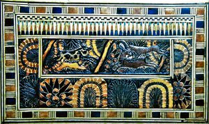 Truhe, aus dem Grab von Tutanchamun von Egyptian 18th Dynasty