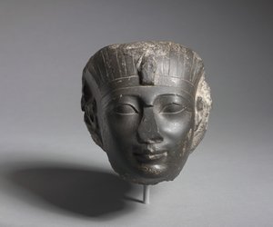 Kopf der Königin Hatschepsut, ca. 1479-1457 v. Chr. von Egyptian 18th Dynasty