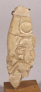 Relieffragment, das Nofretete darstellt, aus Tell el-Amarna, Neues Reich (Kalkstein)