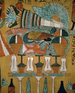 Symbole und mythologische Figuren einer Religion von Egyptian 18th Dynasty