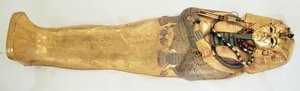 Der innerste Sarg des Königs, aus dem Grab von Tutanchamun (ca. 1370-1352 v. Chr.) Neues Reich