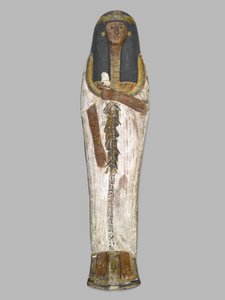Sarg der Dame des Hauses, Weretwahset, neu beschriftet für Bensuipet, gefunden in Theben, Neues Reich, ca. 1292-1190 v. Chr.