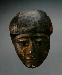 Maske aus einem Sarg, Neues Reich von Egyptian 19th Dynasty
