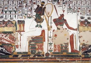 Osiris und Atum von Egyptian 19th Dynasty
