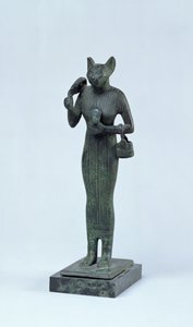 Statuette der Göttin Bastet, Dritte Zwischenzeit von Egyptian 25th Dynasty