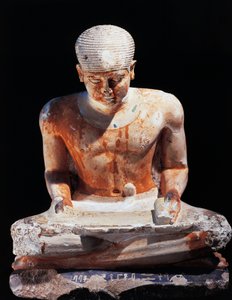 Sitzender Schreiber, aus Gizeh, Ägypten, 2575 v. Chr., Dynastie IV