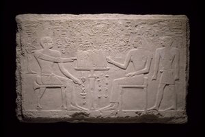 Wandfragment aus dem Grab von Thenti, 2524-2400 v. Chr.